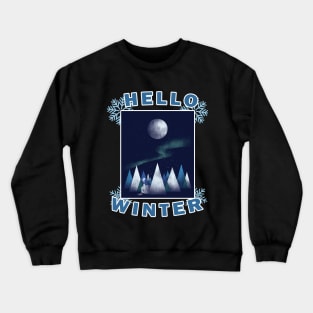 HELLO WINTER Crewneck Sweatshirt